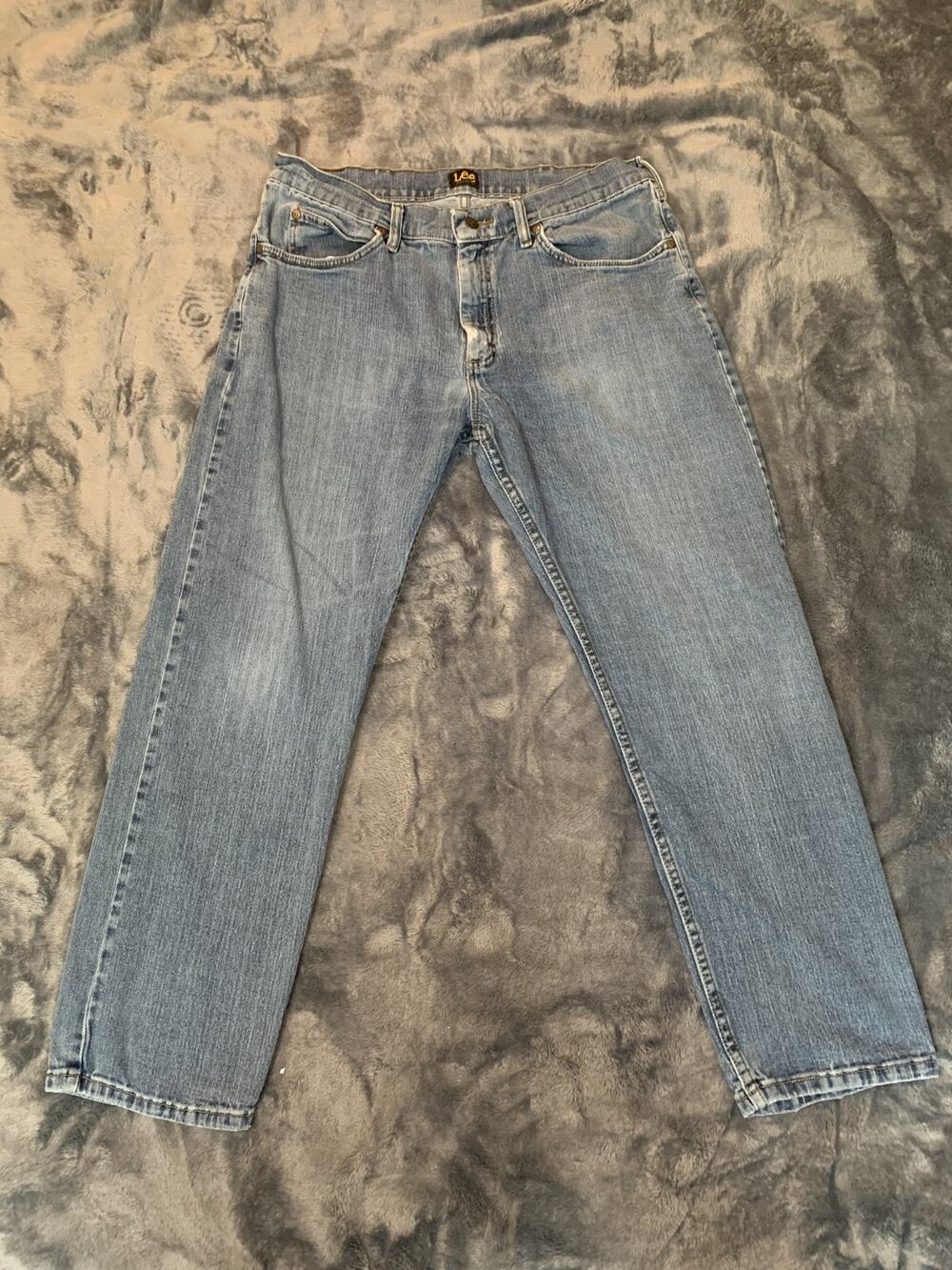 Lee Jeans Mens Size 36 X 29 Blue Denim Early Y2K Workwear Casual Jeans 2008900